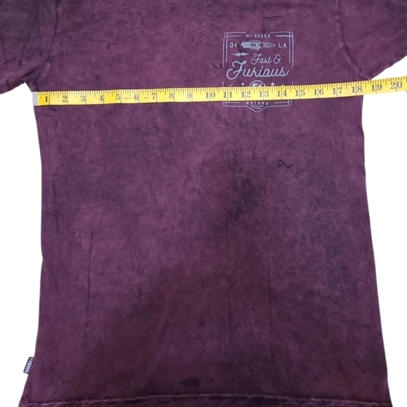 Affliction Fast & Furious T-shirt Purple Size Small - Picture 8 of 11